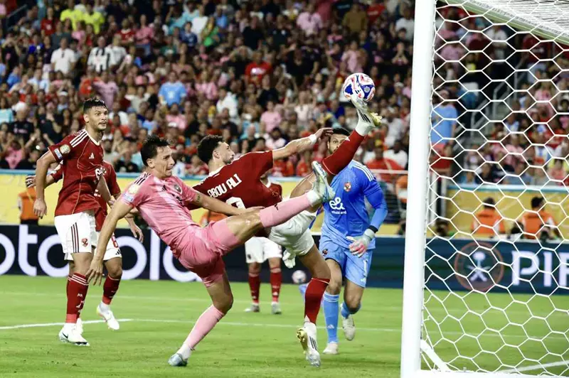 وسام أبو علي يعبر عن إحباطه: ضياع 4 فرص ذهبية في الشوط الأول أمام إنتر ميامي